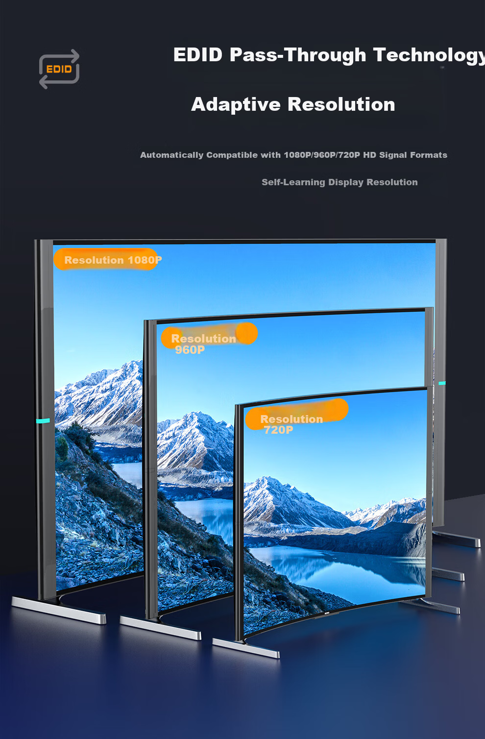 Huigu HDMI Optical Transmitter HD Video Optical Transmitter HDMI Fiber Extender Aluminum Alloy Shell SC Interface HG-911HD 6