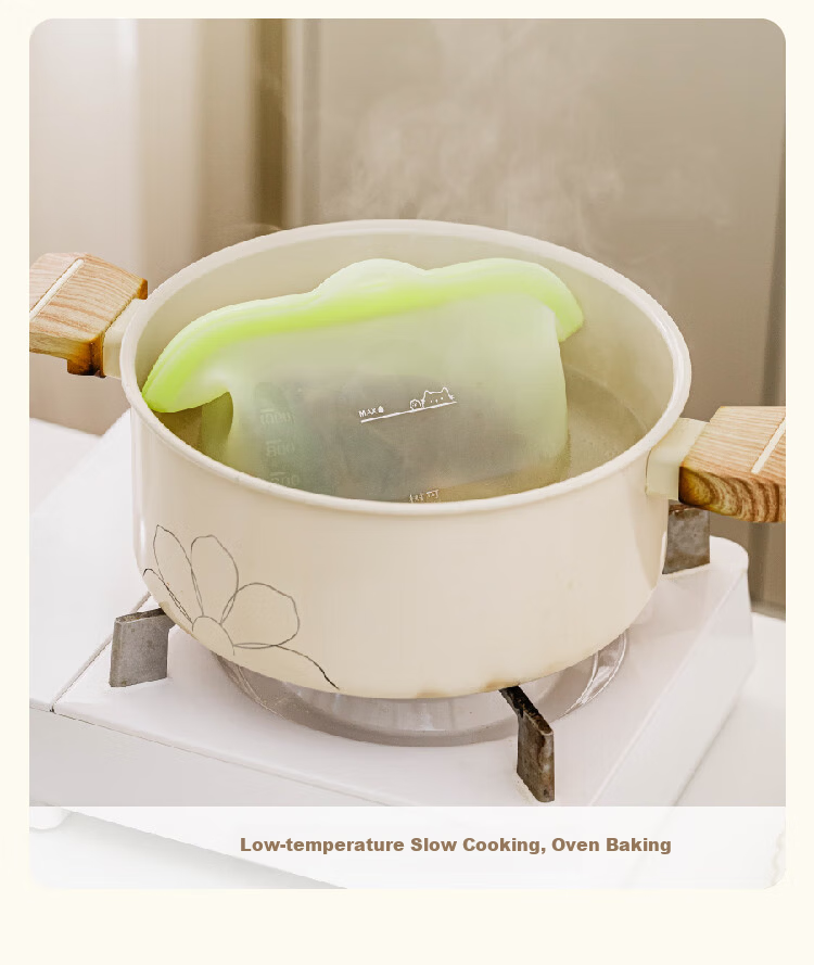 Shuke Silicone Food Storage Bag Food Grade High Temperature Resistant Household Fruit Bag Refrigerator Freezer Sealed Bag 11