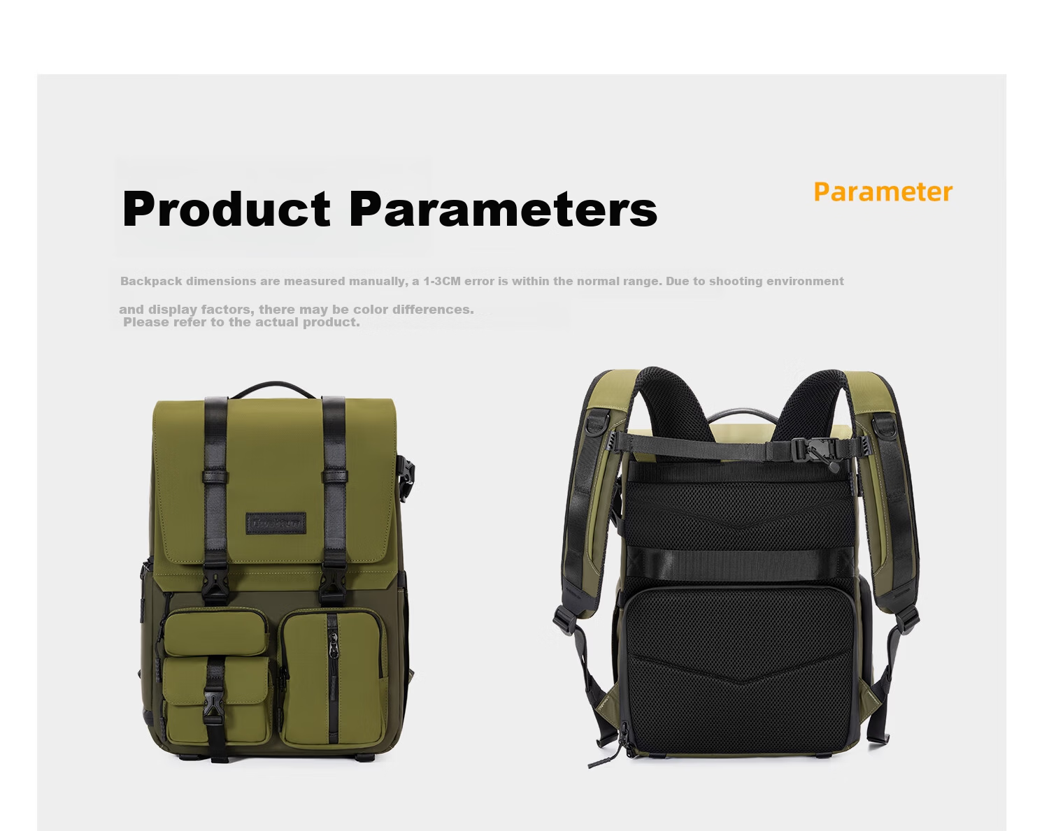 CWATCUN Kaden Camera Backpack Outdoor Photography Waterproof Large Capacity Storage Bag 23