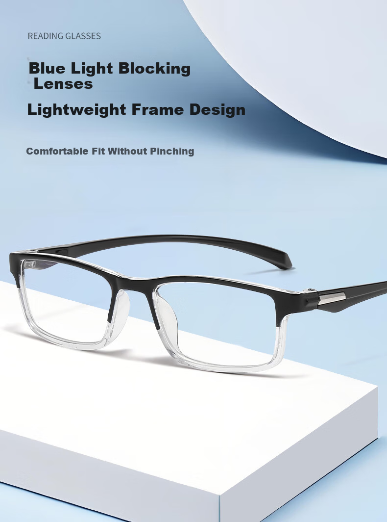 DRATRA Reading Glasses for Men, High-Definition Anti-Blue Light Farsighted Glasses, Middle-Aged And Elderly Phone Viewing Glasses, Presbyopic Glasses for Wome 3