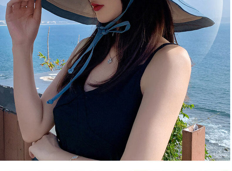 RED DRAGONFLY Women's Sun Protection Hat with Extra Large Brim Reversible Bucket Hat Summer UV Protection Outdoor Cycling Sun Hat 6