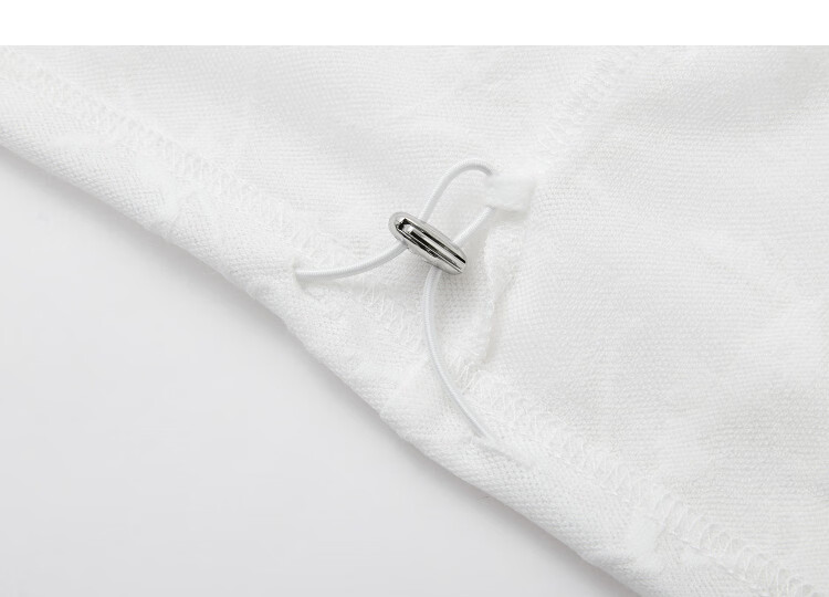Demana "Hazy Atmosphere" Summer Lightweight Breathable Mesh Jacquard Lace Drawstring Slimming Jacket Premium Feel 14