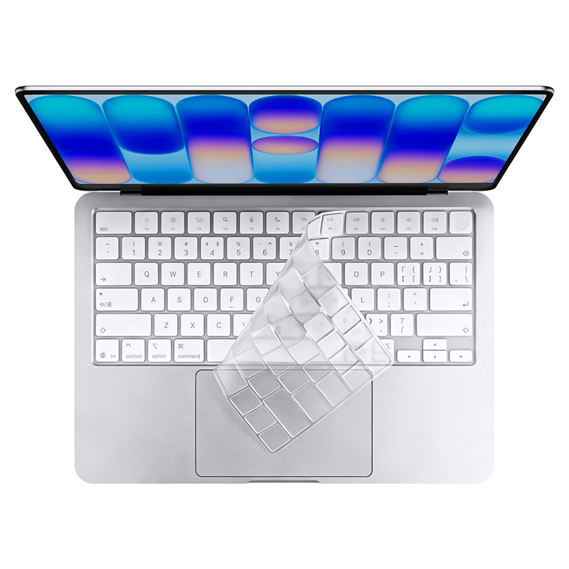 Jichuan Apple MacBook Neo 13-inch A18Pro Keyboard Cover 2026 Laptop TPU Ultra-thin Transparent Waterproof Dustproof Case with Touch ID