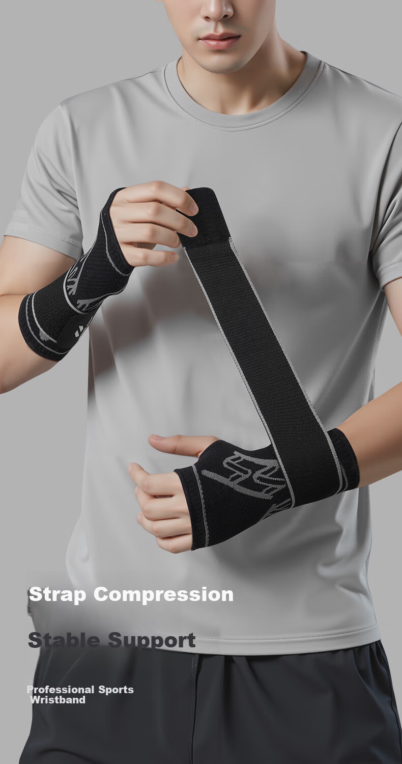 NAILEKESI N Sports Wrist Support Fitness Wrist Joint Sprain Stabilizer Tendon Sheath Feather Tennis Bench Press Volleyball Unisex Protective Gear 1