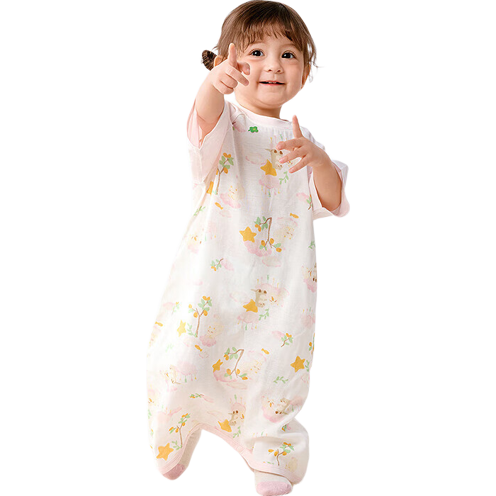 BALABALA Baby Sleeping Bag, Infant And Children's Pajamas, Newborn Soft Skin-Friendly Printed Design, Fresh And Cute, 208225181201