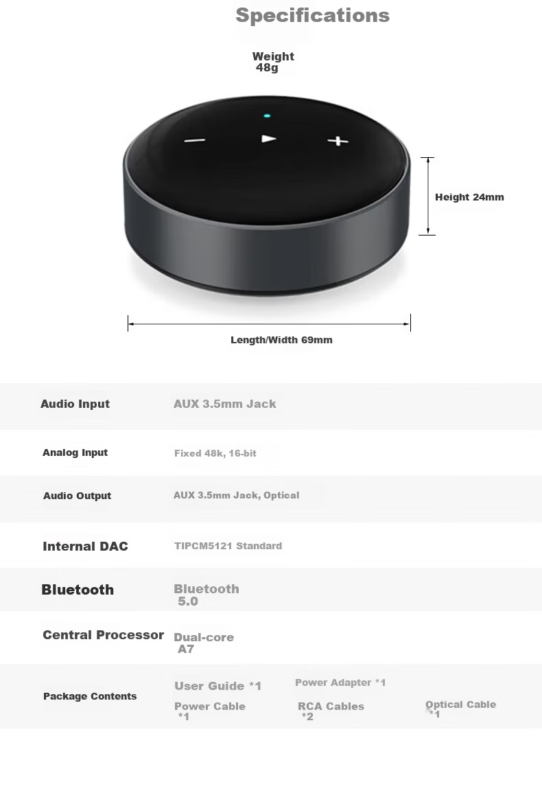 WIIM Mini Digital Streamer DAC All-in-One Lossless HiFi Home Music Digital Player Desktop Music Streaming Airplay Wireless Network Audio Decoder 9