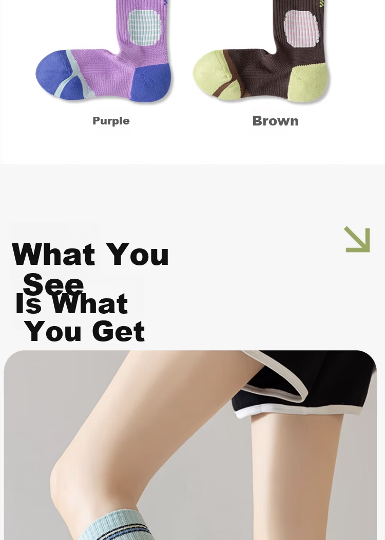 XUEXIMAN Compression Calf Socks Pressure Sports Slimming Leg Cycling Hiking Tennis Running Fitness Yoga Mid-Calf Socks 18