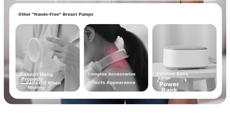 Momcozy S12Pro+ Double Electric Hands-Free Breast Pump Silent Portable Easy-Clean Cat Ear Cups 2-Pack 3