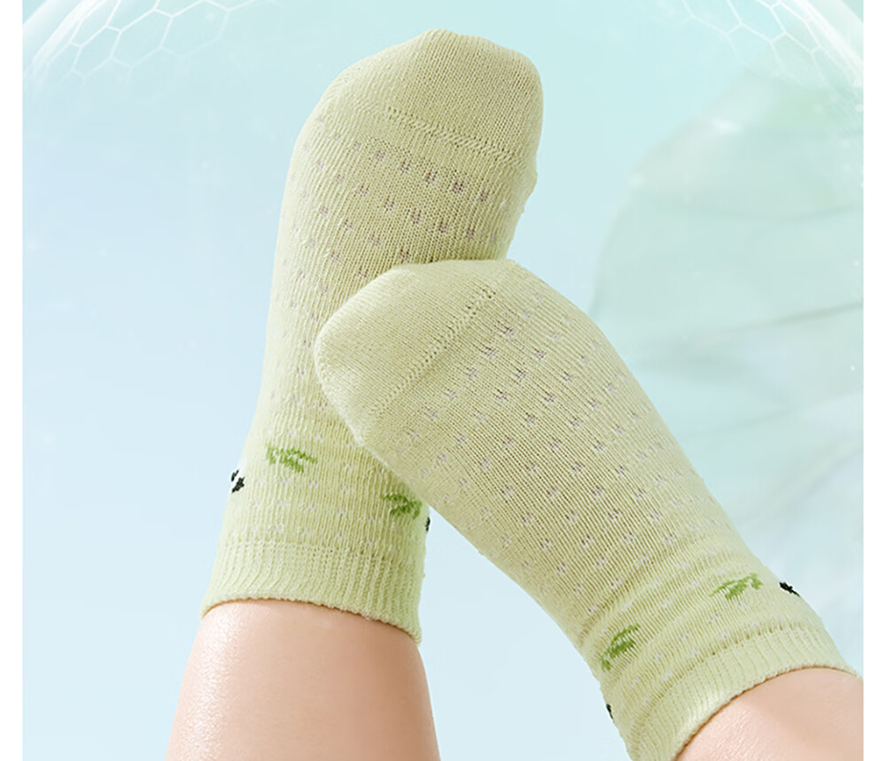 Betis Baby Socks 1-3 Years Spring Summer Thin Breathable Mid-Calf Socks for Boys and Girls 17