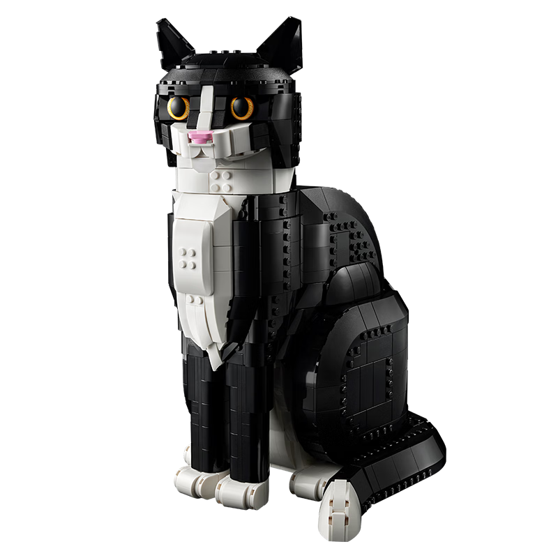 LEGO Building Blocks 21349 Tuxedo Cat Toy for Boys and Girls Children's Day Gift Home Decor Figurine
