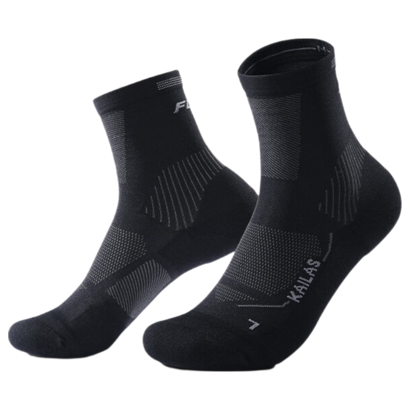 KAILAS Kailas Unisex Mid-Cut Trail Running Socks KH2602003 Ink Black L