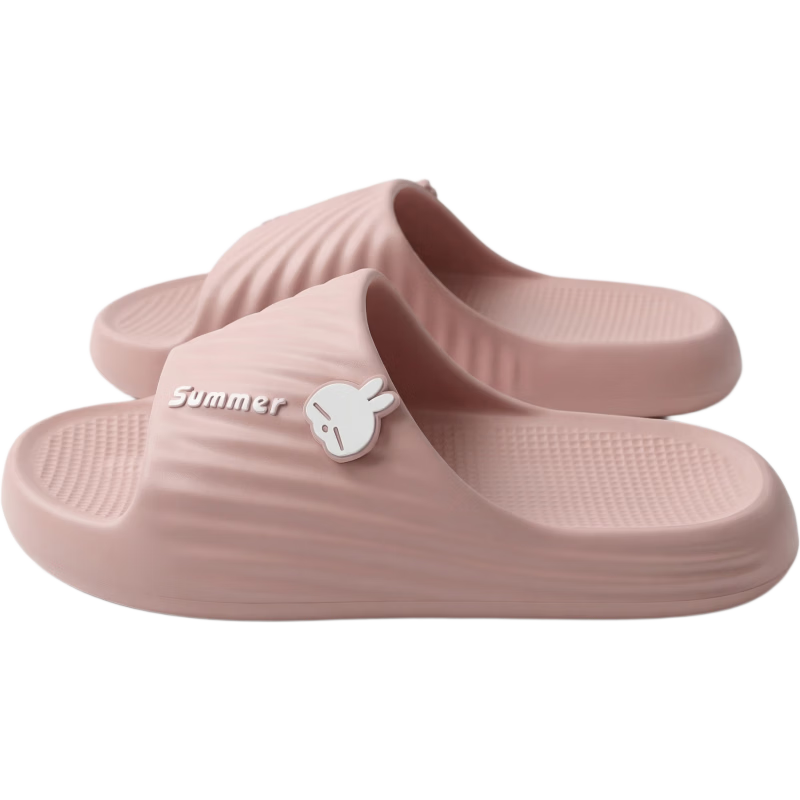 MashiMaro EVA Casual Unisex Slippers Couple Home Bathroom Shower Soft Sole Slippers