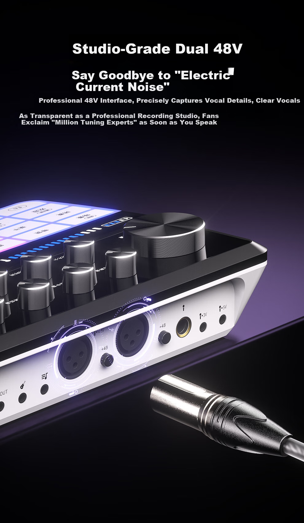 Meisheng G9 Sound Card Live Streaming Equipment Full Set K-Song Dedicated Douyin Host Singing Recording Mobile Computer Universal Professional Mixer Outdoor Wireless Microphone Condenser Microphone 16