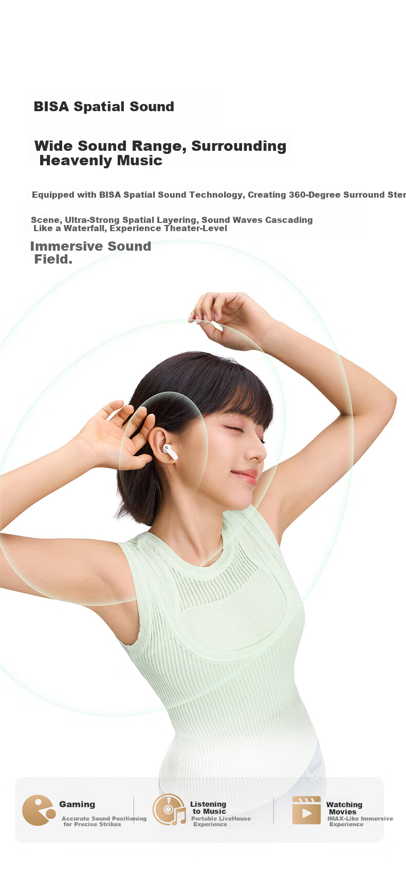 BASEUS BS1NC Semi-In-Ear Active Noise Cancelling AI Bluetooth Earphones Wireless 40H Long Battery Life Comfortable Earbuds for Apple Huawei Vivo Phones Gift 15