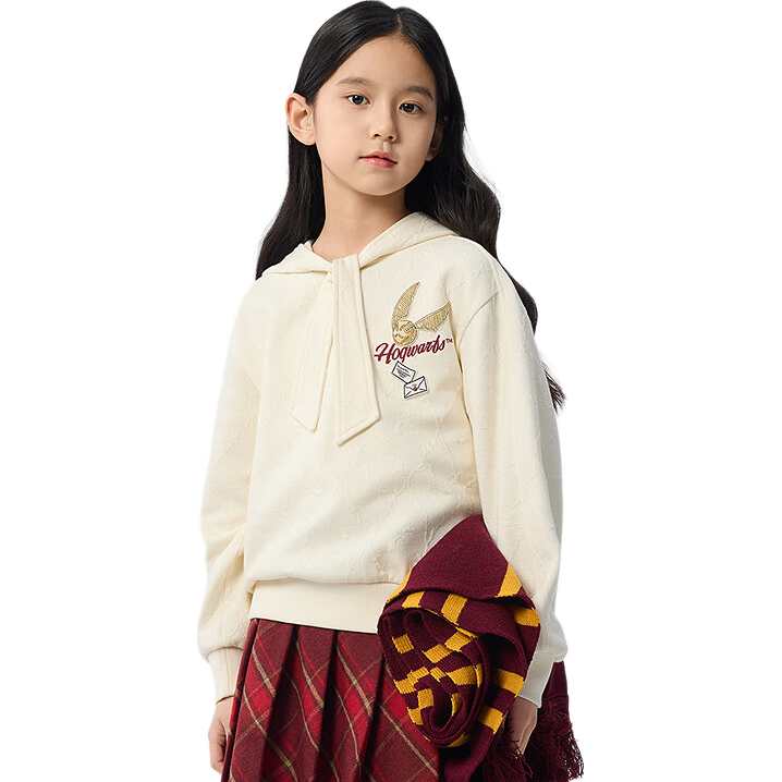 BALABALA Children's Long-Sleeve Sweatshirt for Girls, Spring 2025 Top [Harry Potter IP Mall Same Style] 202125121007