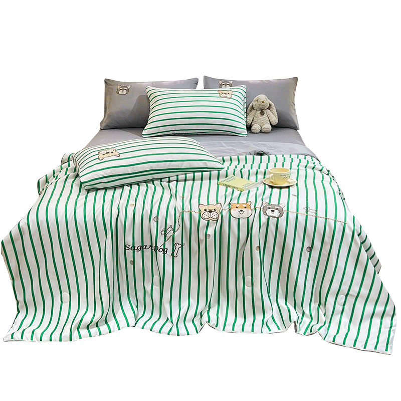 MUJI Class A Cooling Ice Silk Tencel Summer Quilt Air Conditioning Blanket 150x200cm Single Quilt Core Summer Vanilla