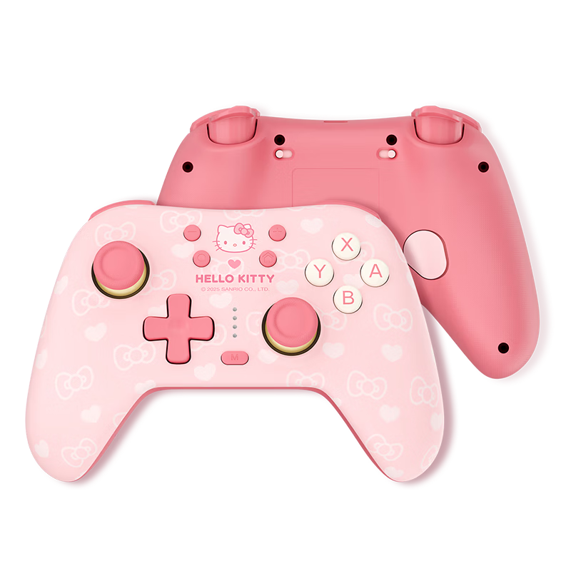 Jixiang Switch 2 Wireless Game Controller + 2.4G Receiver Kitty Edition Switch Pro/PC/Phone/Steam Bluetooth Motion Sensor Gift