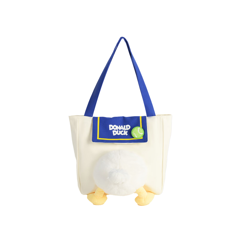 Disney Donald Duck Canvas Backpack, Practical Large Capacity Tote Bag, Shoulder Bag, Duck Butt Bag, Birthday Gift for Girls