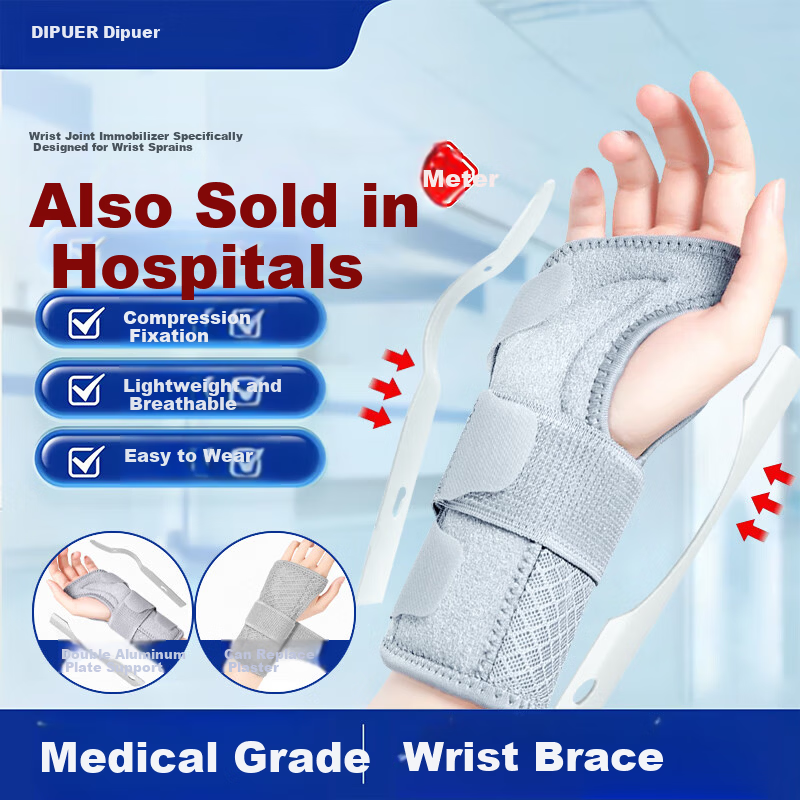 Diple Medical Wrist Joint Immobilizer Brace Wrist Support Wrist Fracture Tendonitis Wristband Sprain Right Wrist