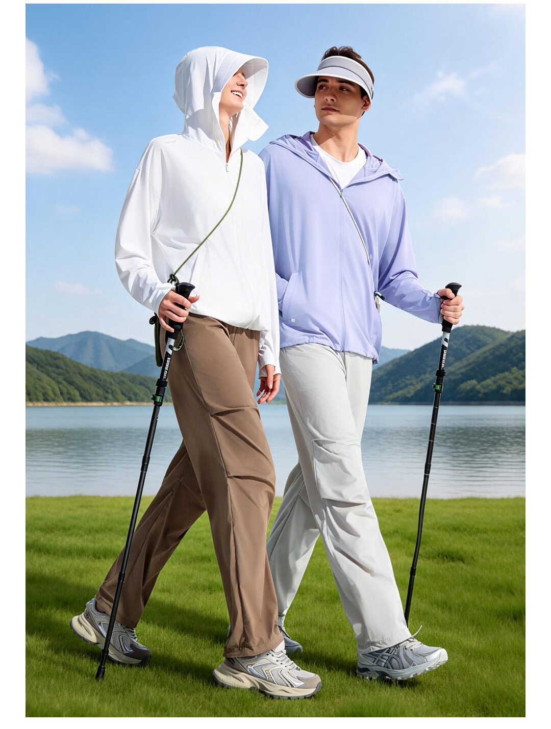 SUPIELD Core Raw Yarn Sunscreen Jacket Cooling Loose Fit Spring Summer Unisex UV Protection Polar Gray M 20