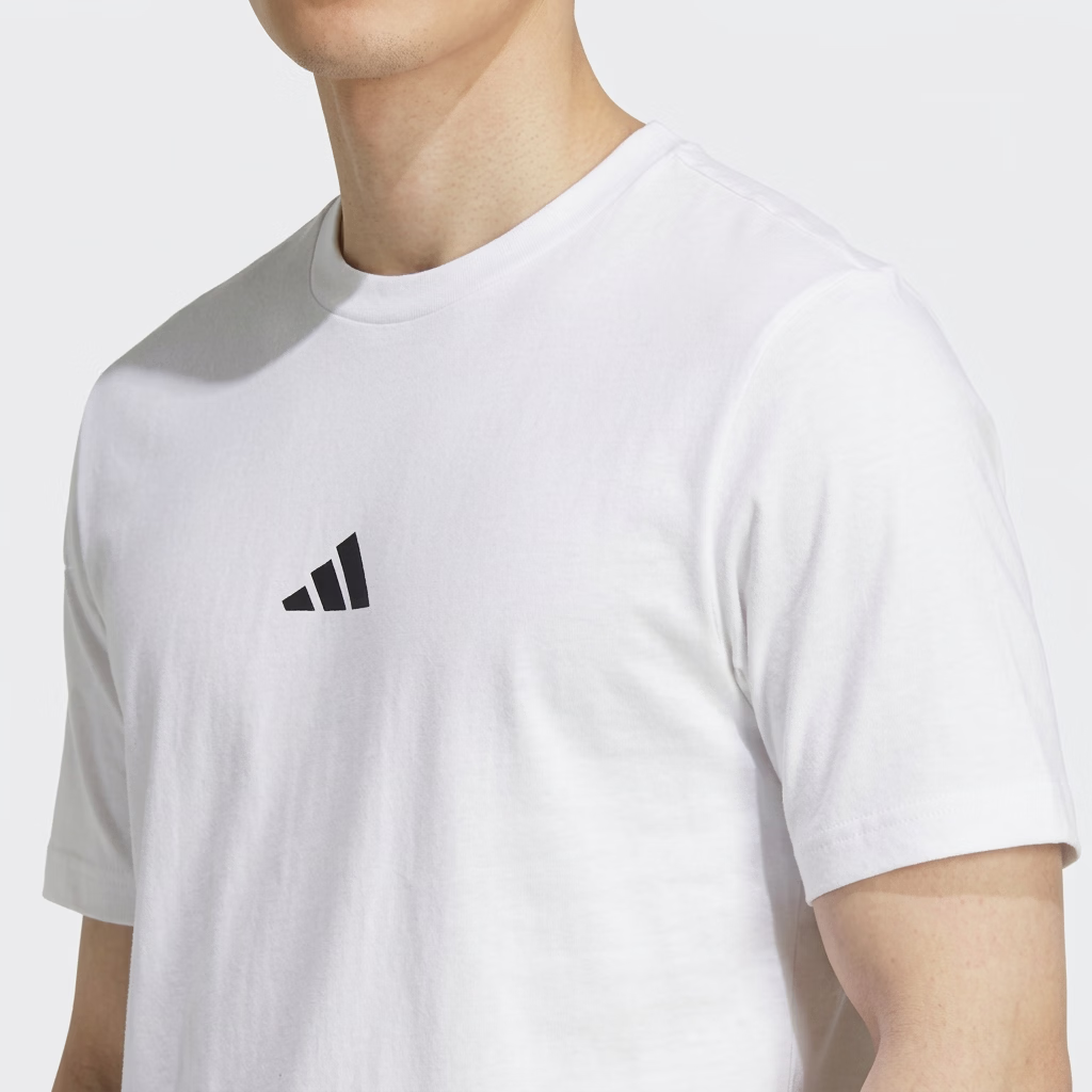 Adidas Sports Style Series Men's M SL SJ T Short Sleeve T-Shirt JF1092 White S 5