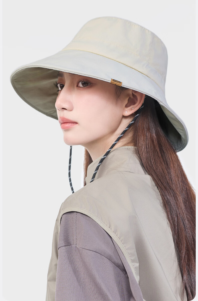 MISSION UV Sun Protection Hat for Women Summer Outdoor Hiking Sunshade Fisherman Hat Face Cover UV Protection Cap 5
