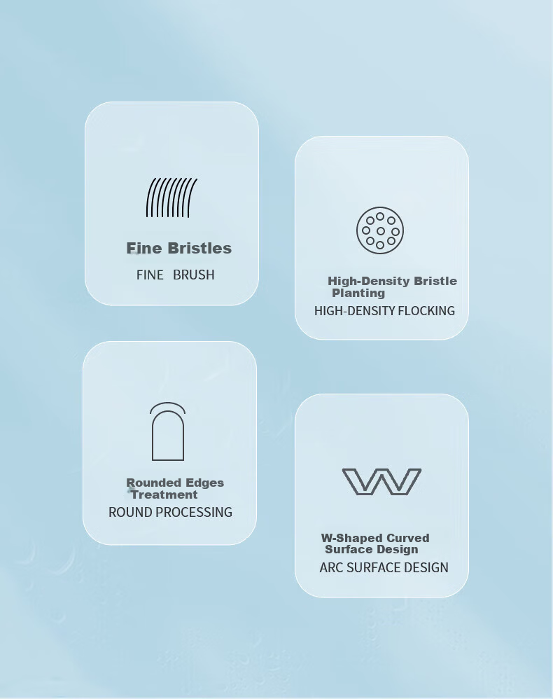 Dong Nai Lun Compatible Replacement Brush Heads for Feike Electric Toothbrush FT7105/FT7106/FT7205/FT7108/TH01, Universal Fit, Romantic Pink, 8-Pack 2