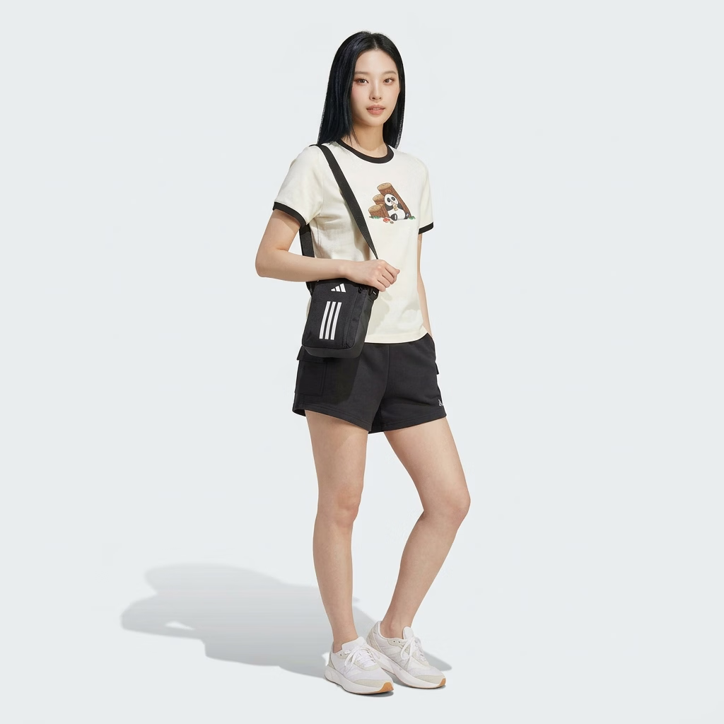 Adidas Women's Sports Style Series PANDA T Short Sleeve T-Shirt KB7214 White XXS 4