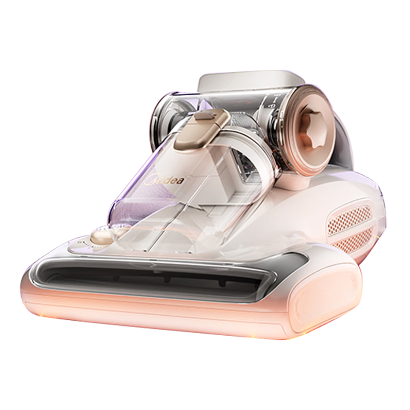 Midea MX7 Sleep Comfort Mite Removal Device [Mother & Baby Grade] Patented Electric Shock Mite Remover 3-in-1 High-Temperature Sterilization Vacuum Cleaner for Bed Home Use