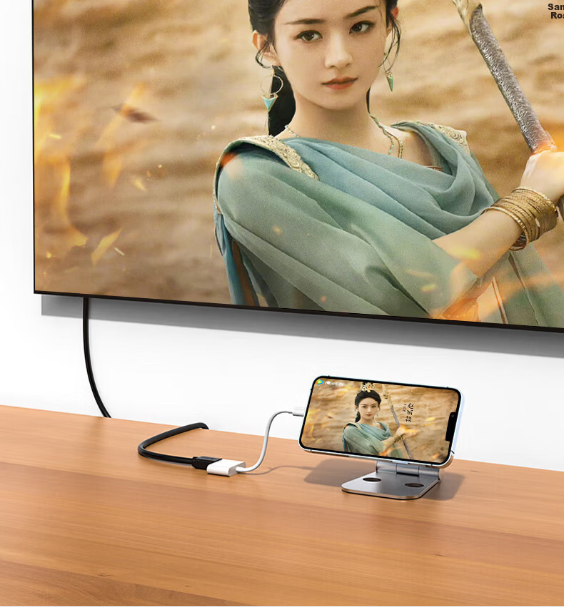 Masentek Type-C to HDMI Adapter TV HD Video Casting Display Monitor Projector Screen Mirroring Cable Apple Lightning to iPad Converter Adapter 7
