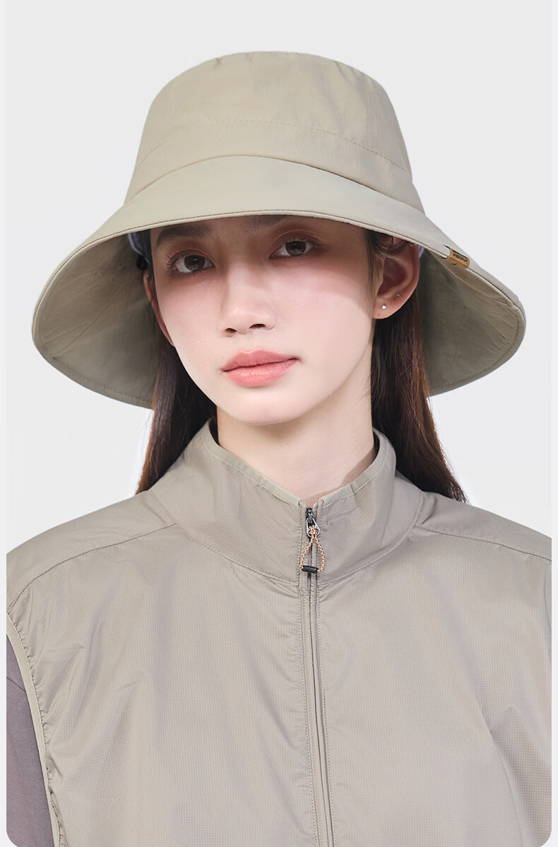 MISSION UV Sun Protection Hat for Women Summer Outdoor Hiking Sunshade Fisherman Hat Face Cover UV Protection Cap 4