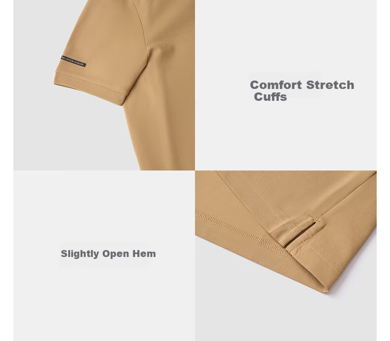 Biyinlefen Antibacterial Cooling Spring Summer Men's Casual Business Multi-Color Skin-Friendly Short Sleeve Polo Shirt 8