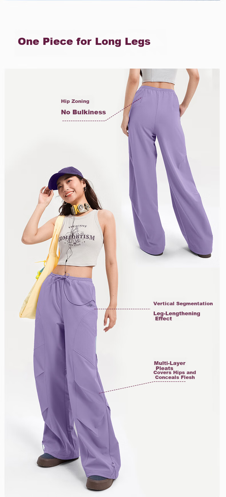 VFU Women's Workwear Quick-Dry Sports Pants New Straight Slim Wrinkle-Resistant Outdoor Hiking Autumn Qinghui Blue L 9