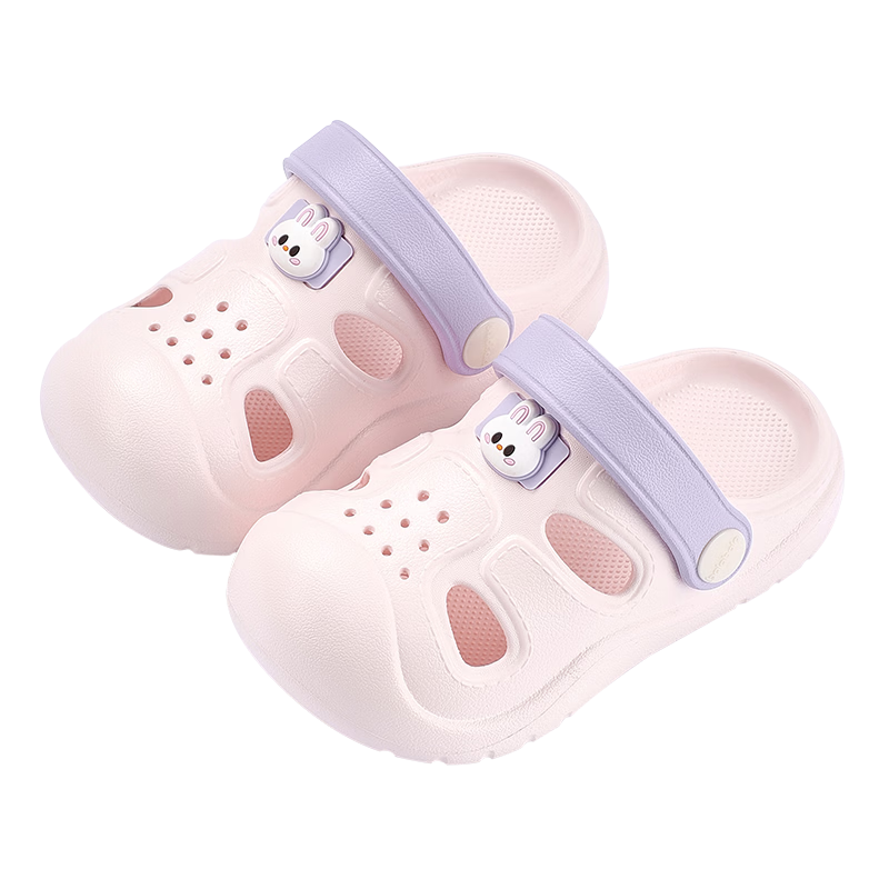 Balabala Kids Holey Slippers Girls Summer Baby Soft Sole Indoor Bathroom Shower Sandals Boys Beach Shoes Toddler