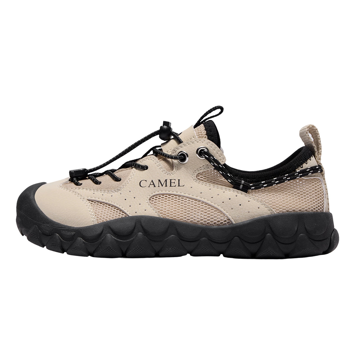 Camel Kids Hiking Shoes Mountain Climbing Anti-Slip Anti-Collision Outdoor Casual Wear-Resistant Breathable Mesh Shoes for Older Children