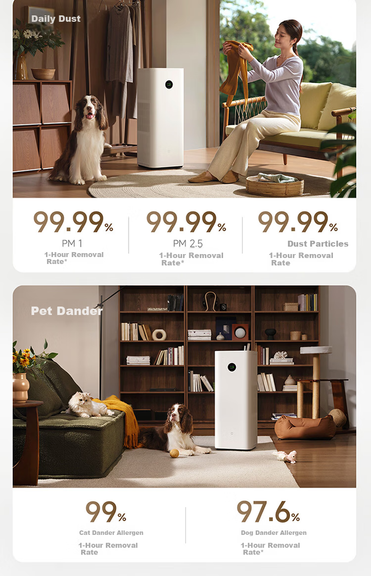 Mijia Xiaomi Air Purifier 5 Pro, Home Use, Removes Formaldehyde, Bacteria, And Allergens 19
