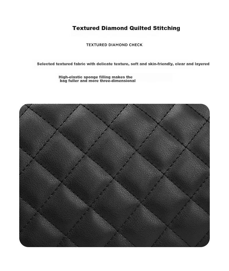St&Sat Women's Bag 2026 New Versatile Shoulder Crossbody Small Square Quilted Chain Bag Birthday Gift for Girlfriend 4