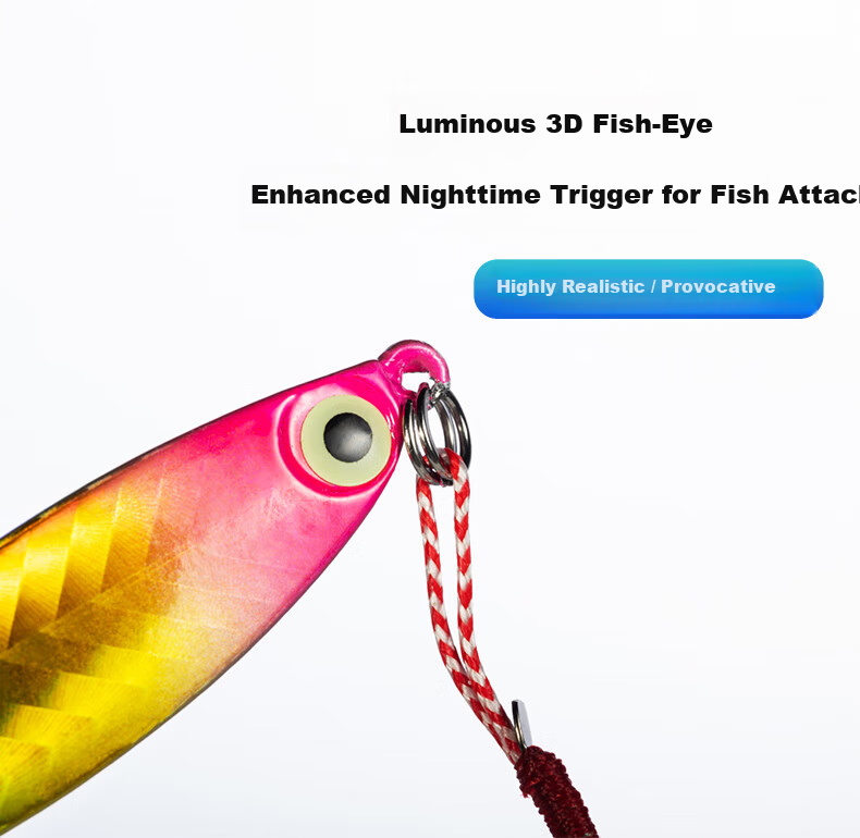 15g Iron Plate Road Lure Long Cast Artificial Bait Flashing Holographic Realistic Lure Laser Universal Freshwater and Saltwater Fishing Tackle Fake Fish Bait Set 5