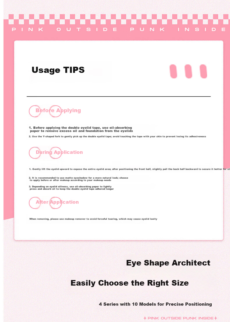 Arrebol Double Eyelid Tape Versatile Series Super Beautiful Eye M03 Slant Cut Olive Friendly Girl Gift 19