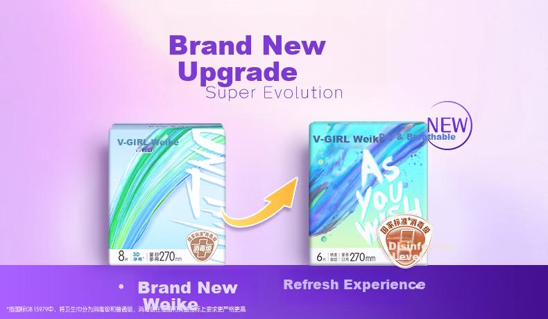 Meco Sterilization Grade Ultra-Thin Sanitary Pads 270mm 6pcs*4 Packs Combo Dry and Non-Sticky [New Upgrade] 1