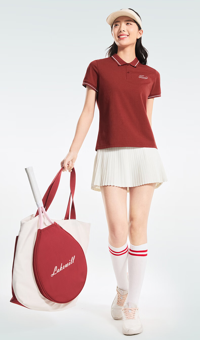 Erke Women's Summer New Polo Shirt Short Sleeve Outdoor Antibacterial Soft Skin-Friendly Sports T-Shirt 13