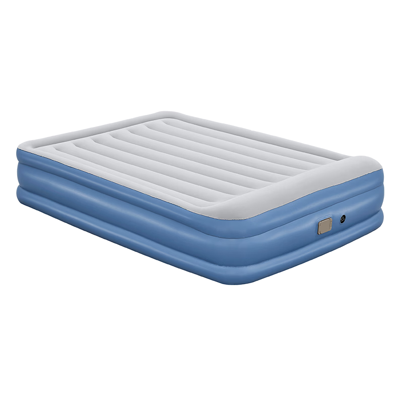Bestway Yunhan Built-in Air Pump Self-Inflating Elevated Mattress Camping Home Double Air Bed 671DU