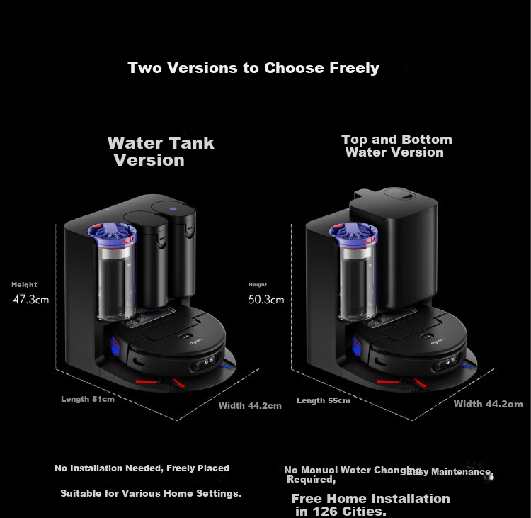 DYSON Spot+Scrub AI Robot Vacuum Cleaner Intelligent Sweeping and Mopping Robot Fully Automatic Cleaning 2