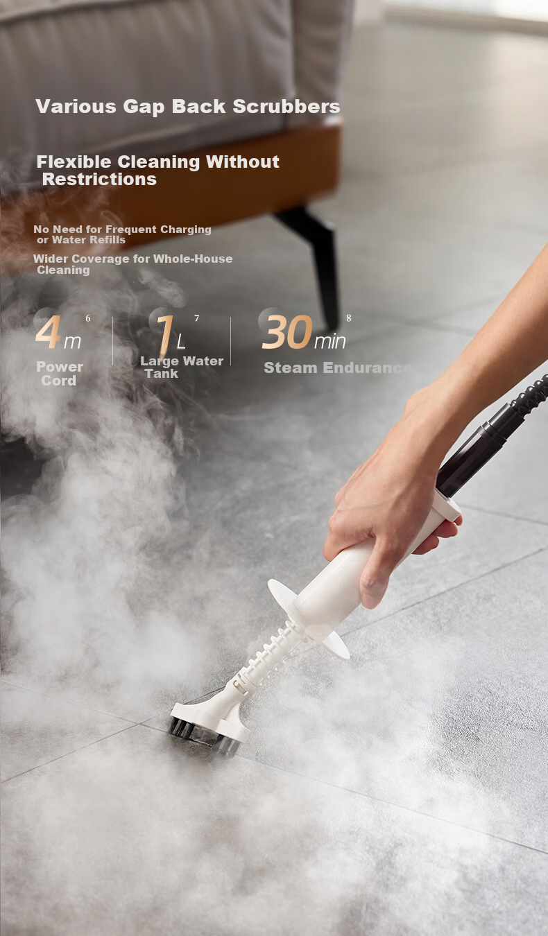 Donlim Portable Steam Cleaner High Temperature High Pressure Sterilization Mite Removal Household Kitchen Range Hood Stove Air Conditioner Carpet Multifunctional Whole House Cleaning Device DL-7940 13