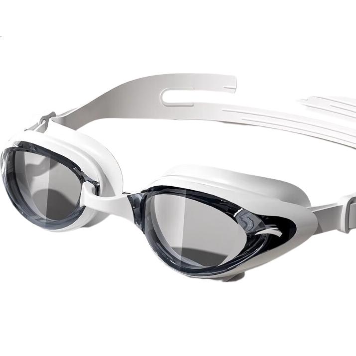 ANTA Swimming Goggles with Prescription, Waterproof Anti-Fog HD Professional Swimming Glasses for Men And Women with Swim Cap, Black, Size 500
