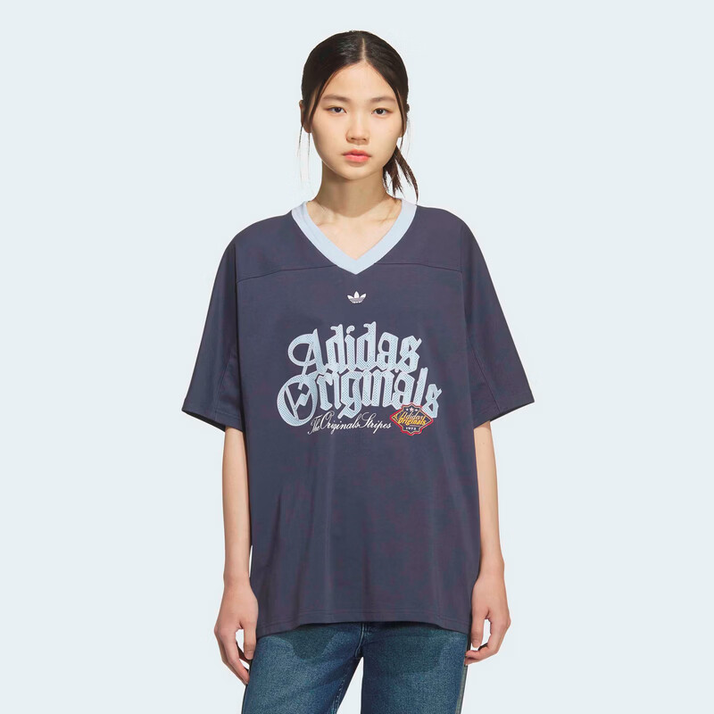 Adidas Originals Women's OG W TEE SS 1 Short Sleeve T-Shirt KT3063 Dark Navy Blue S