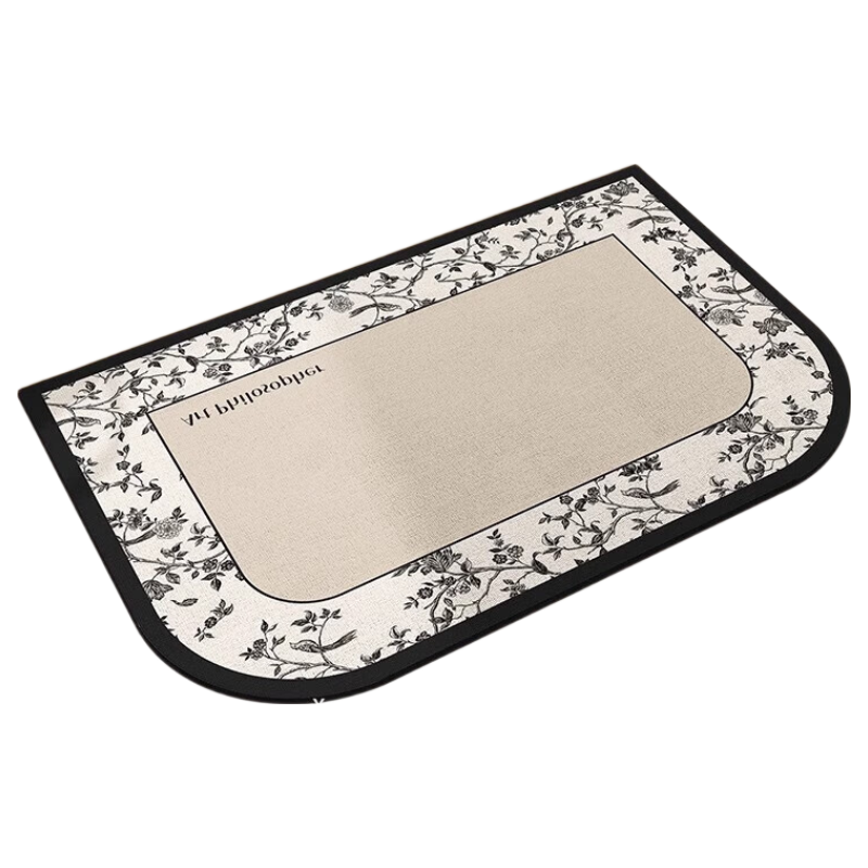 Yinshang Bathroom Absorbent Diatomaceous Earth Soft Bath Mat Non-Slip Quick-Dry Toilet Door Mat Customizable