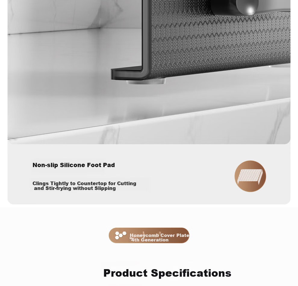 Jiabaili Gas Stove Cover Kitchen Storage Rack Gas Stove Shield Induction Cooker Stand Countertop Pot Holder 22