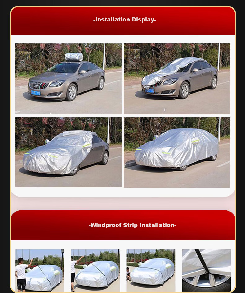 XINSHENGLING Geely Galaxy E5 Car Cover Full Car Sunshade Heat Insulation Rain Snow Frost Protection Car Cover 21