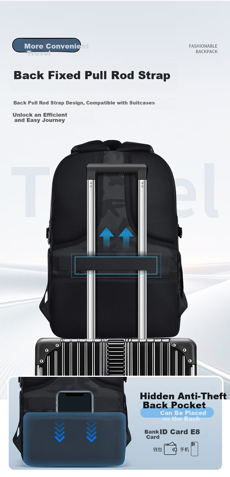 Dishuai 45L Large Capacity Ergonomic Lightweight Backpack for Middle and High School Boys 19